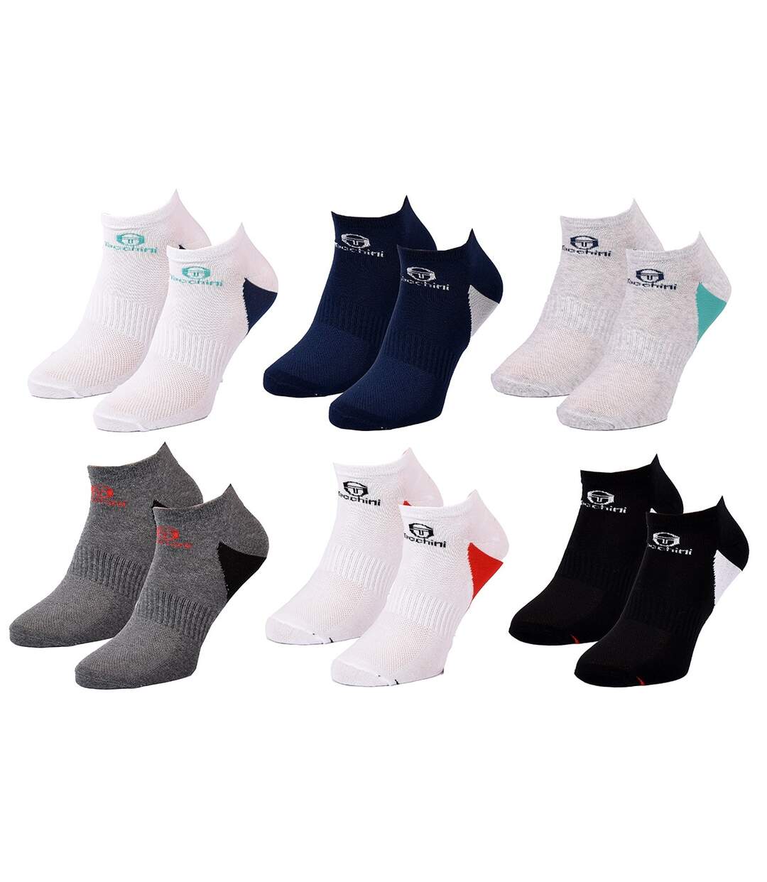 Chaussettes Sergio Tacchini Pack de 6 Paires MEN SNEAKER 6362-2