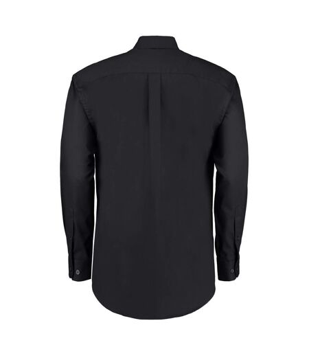 Kustom Kit Mens Long Sleeve Corporate Oxford Shirt (Black) - UTBC594