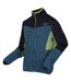 Regatta Mens Coladane VI Marl Full Zip Fleece Jacket (Moroccan Blue/Navy/Piquant Green Marl) - UTRG9789