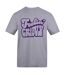 Mens Feelin Groovy T-shirt Grey AWD-1
