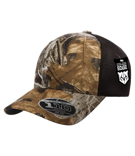 Realtree Camo Mesh Back Trucker Cap Brown Flexfit