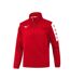 Sweat de sport rouge homme mizuno 1/2 zip-1