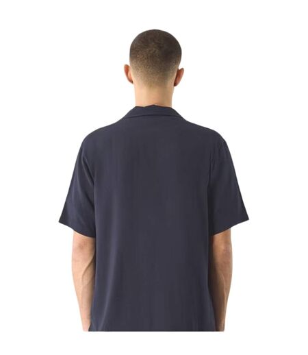 Chemise Manches Courtes Homme Bleu Marine Pretty Green