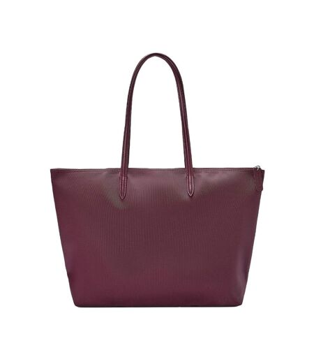Sac cabas bordeaux femme lacoste l.12.12 concept