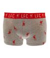 Liverpool FC Mens Boxer Shorts Set (Pack of 2) (Gray/Black/Red)
