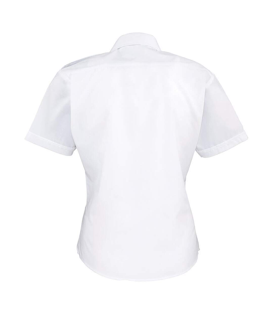 Pilote chemise à manches courtes femme blanc Premier-2