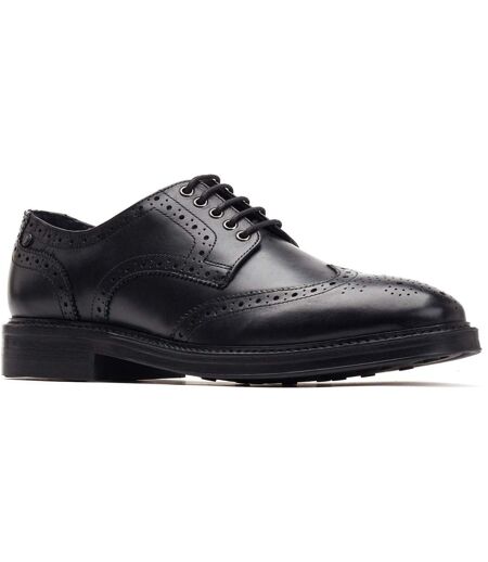 Base London Mens Bryce Leather Brogues (Black) - UTFS9453