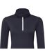 Haut De Sport Manches Longues Sport Femme Bleu Marine Foncé Blanc TriDri-3