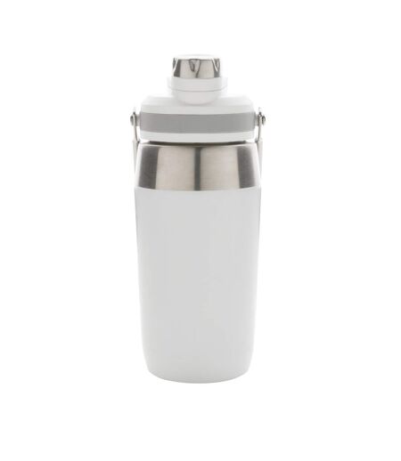 Dual function lid stainless steel vacuum insulated 500ml water bottle one size white XD Collection