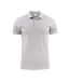 Mens Surf Light Rsx Melange Polo Shirt Grey Melange Printer-1