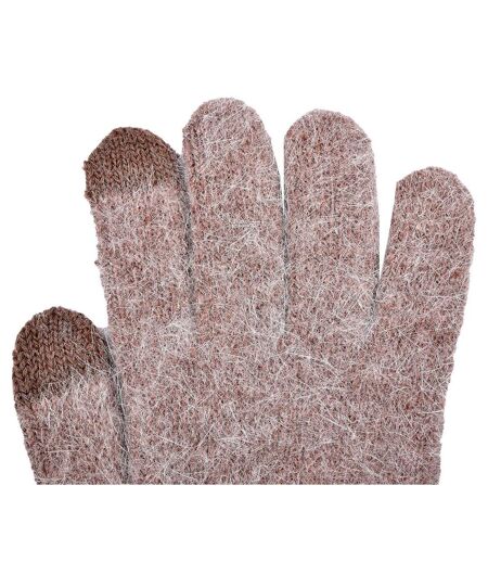 Gants Femme INFINITF 0675 ANGORA MARRON