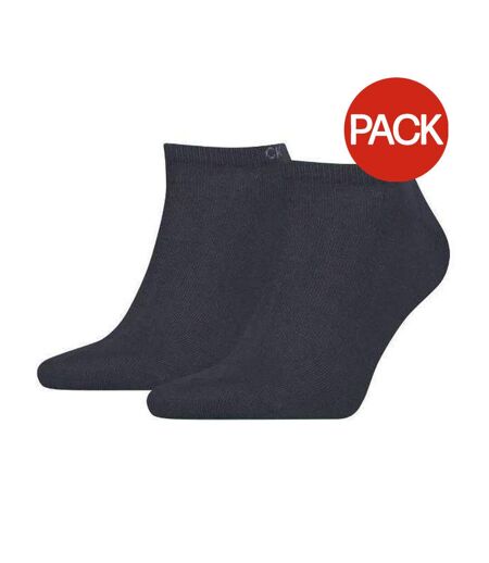 Socquettes Motif/style Logo Homme Bleu Marine Calvin Klein