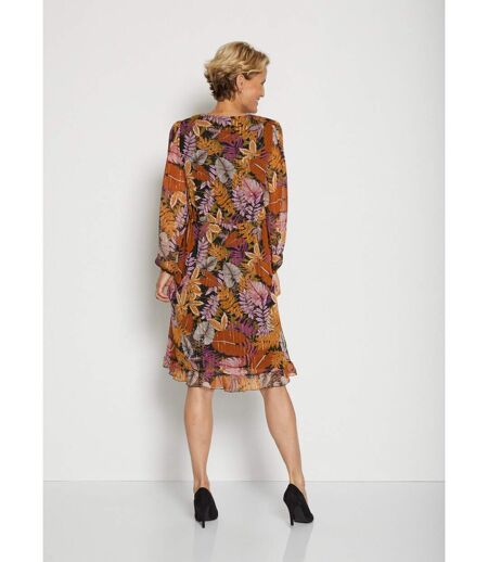 Robe décolleté croisé effet cache-coeur