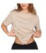 Womens/ladies Essentials Logo Boyfriend T-shirt Summer Sand Blank Essentials-1