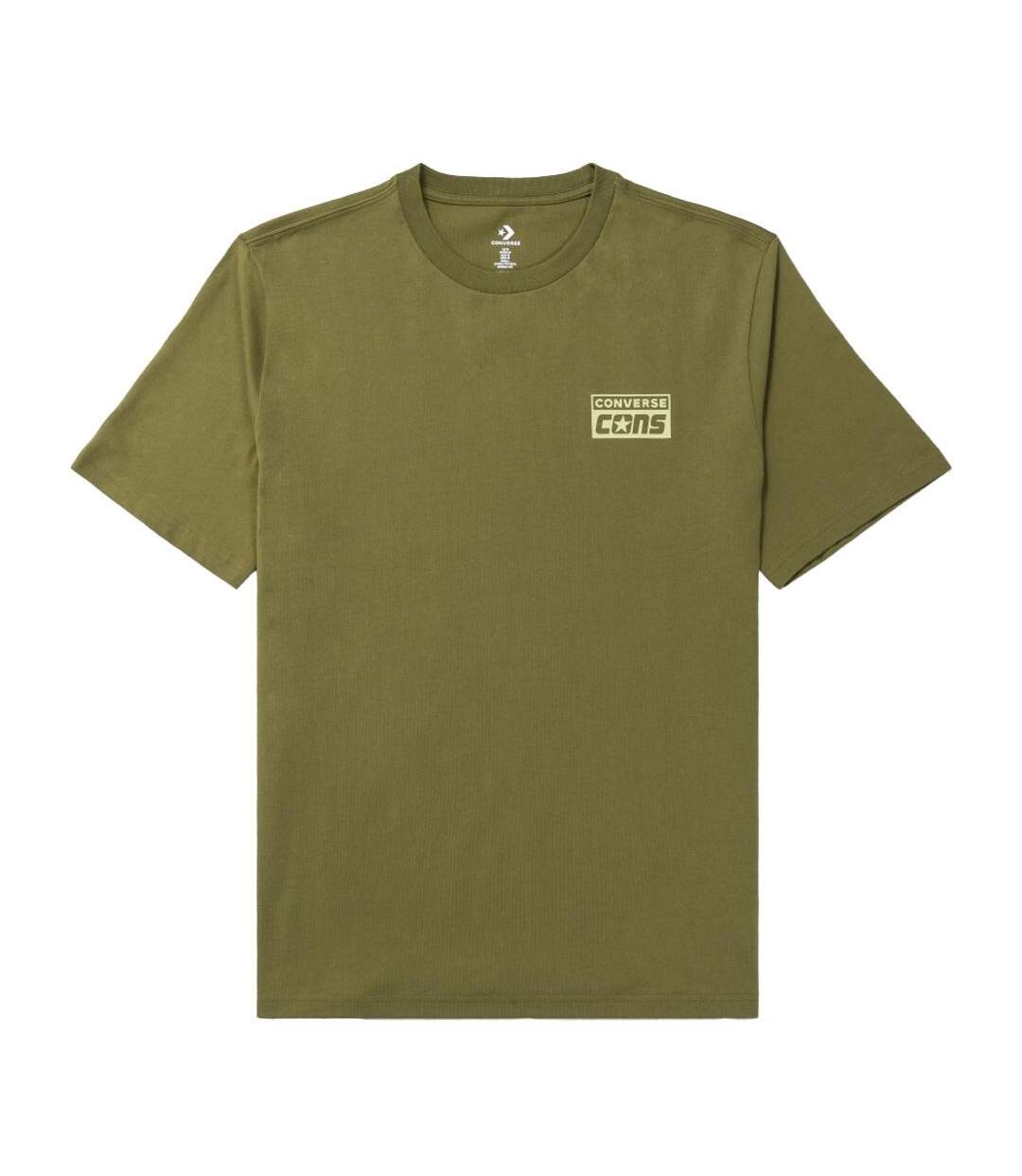 T-shirt vert homme converse cons graphic-1