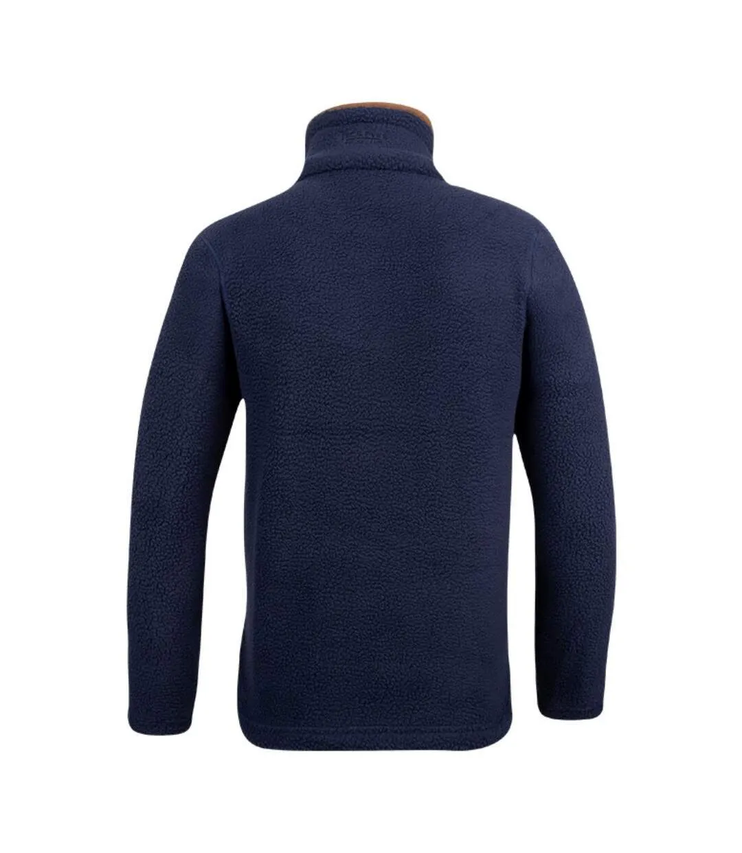 Mens Sherpa Fleece Half Zip Pullover Navy Jack Pyke-2