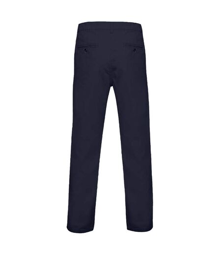 Mens Classic Casual Chinos/trousers French Navy Asquith & Fox