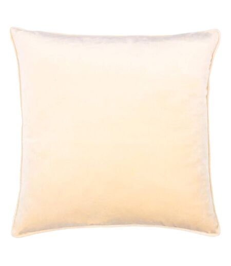 Bloomsbury velvet cushion cover 50cm x 50cm ivory Paoletti