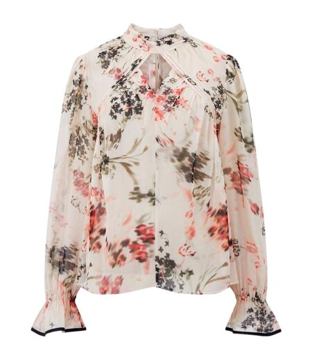 Blouse Motif/style Floral Hallie Femme Crème Rouge Écarlate French Connection