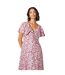 Robe mi-longue femme rose Dorothy Perkins