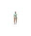 Haut Court Cintré Motif/style Logo Femme Turquoise Speedo-1