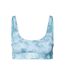 Haut De Maillot De Bain Motif/style Tie-dye Femme Bleu Calvin Klein-1