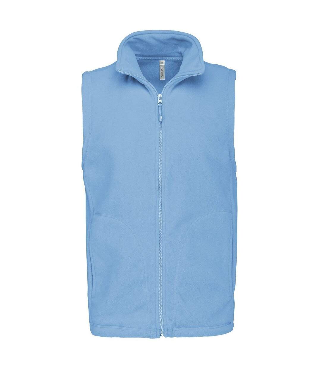 Gilet sans manches micro polaire homme - K913 - bleu ciel-1