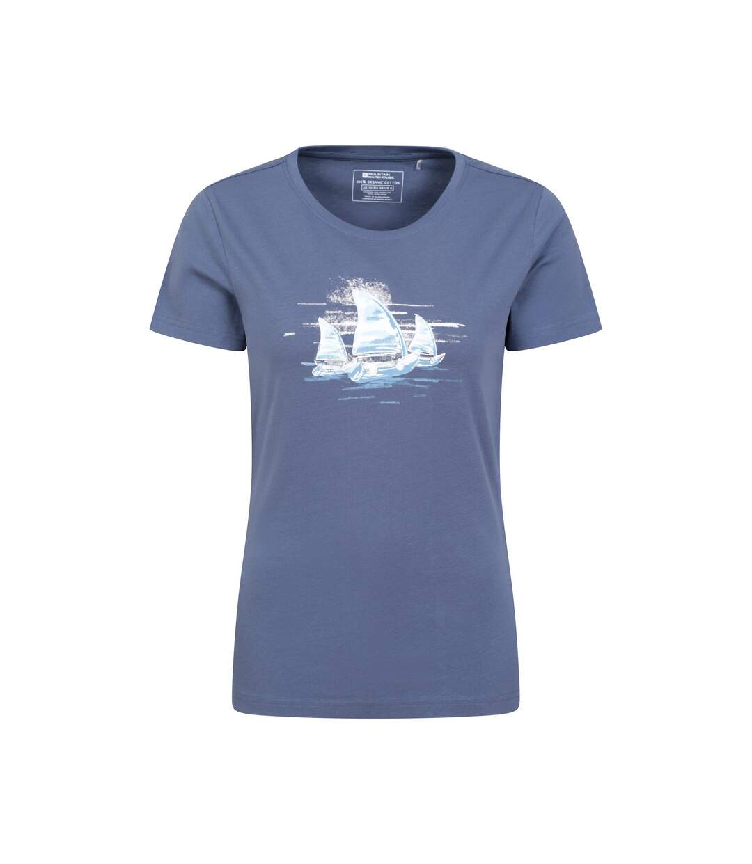 T-shirt femme bleu Mountain Warehouse