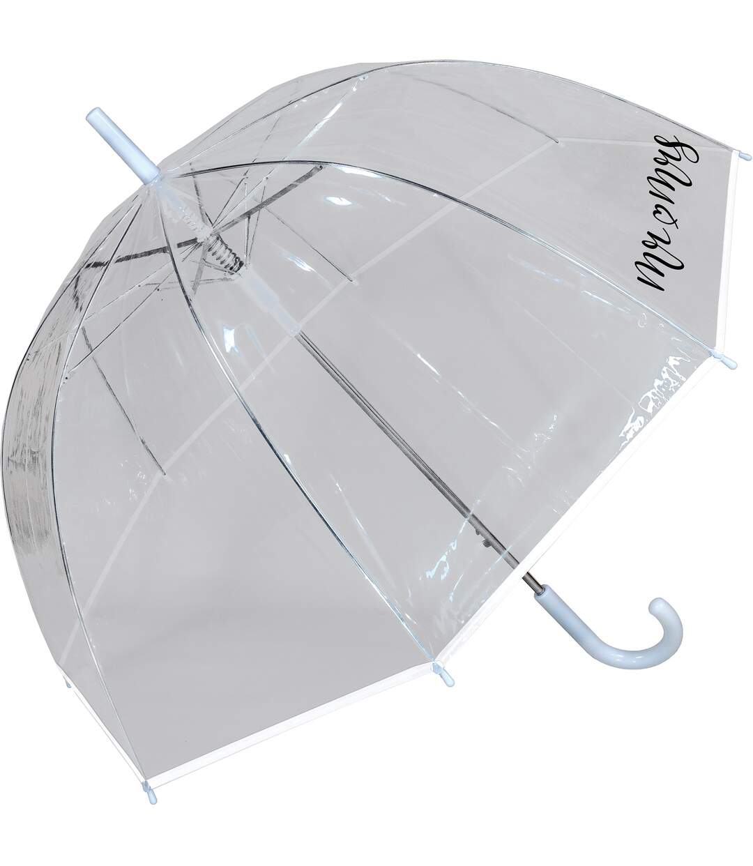 Parapluie en dôme taille unique transparent / blanc X-brella-2