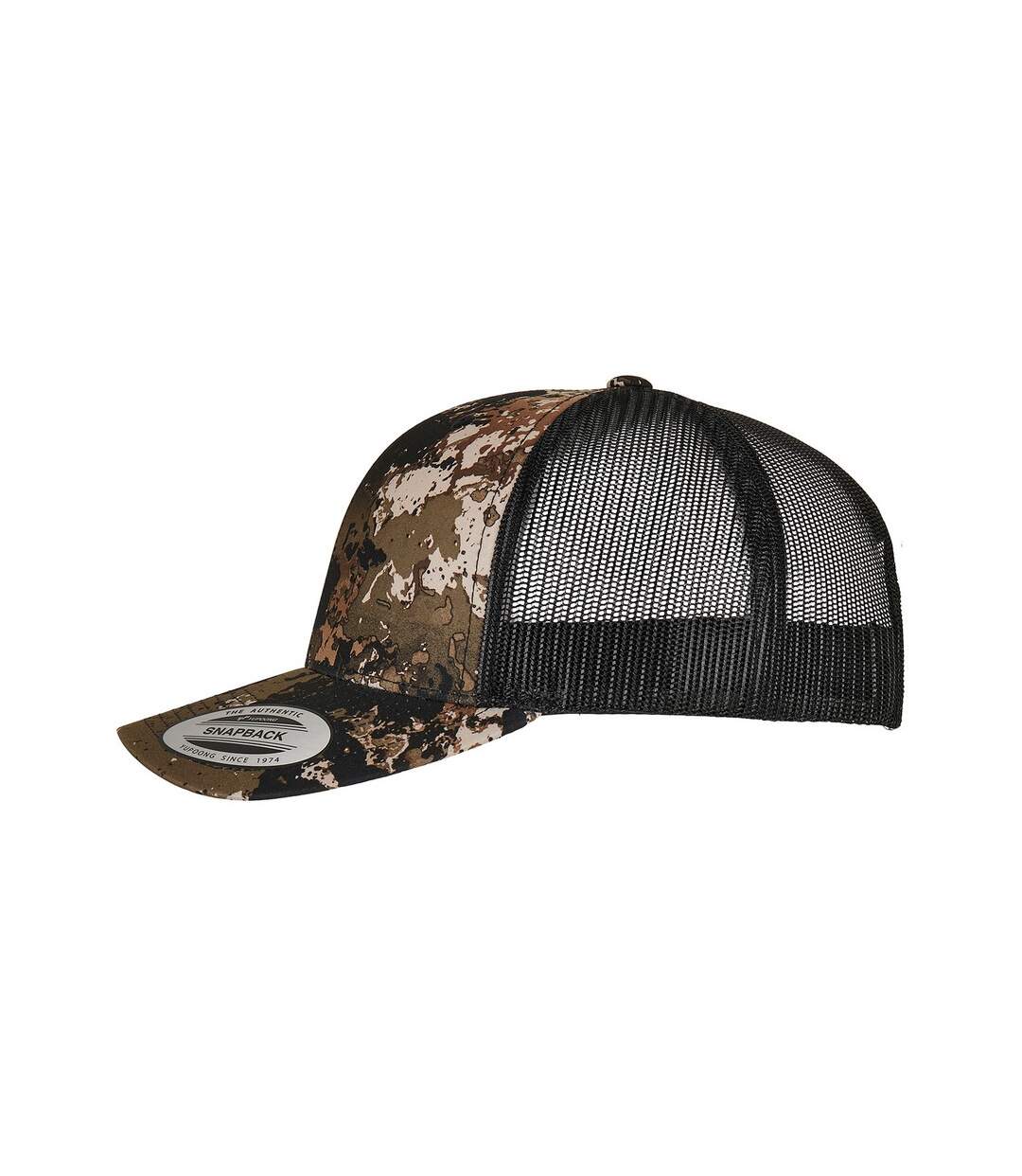 Casquette trucker veil adulte marron Flexfit-3