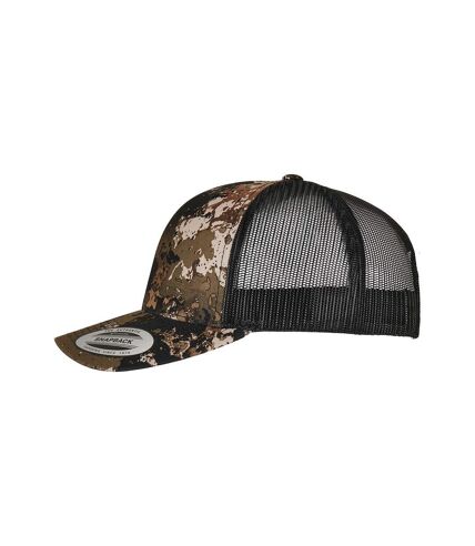 Casquette trucker veil adulte marron Flexfit