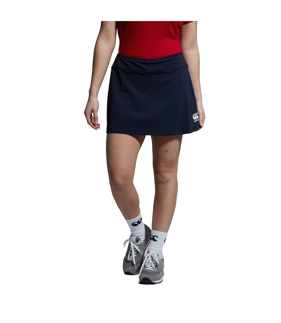 Womens/ladies Club Plain Skort Navy Canterbury-1