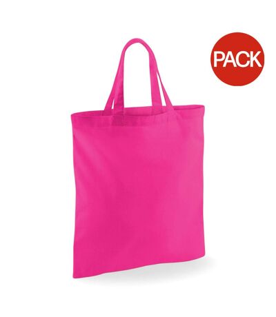 Lot de 2  Sac de courses taille unique fuchsia Westford Mill