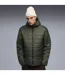 Mens Essentials Insulated Hooded Jacket Dark Olive Puma-3