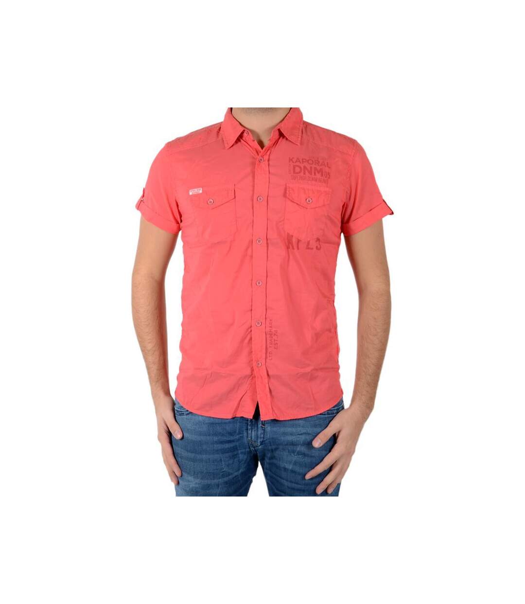 Chemise Kaporal Cime Rouge Hibiscus-1