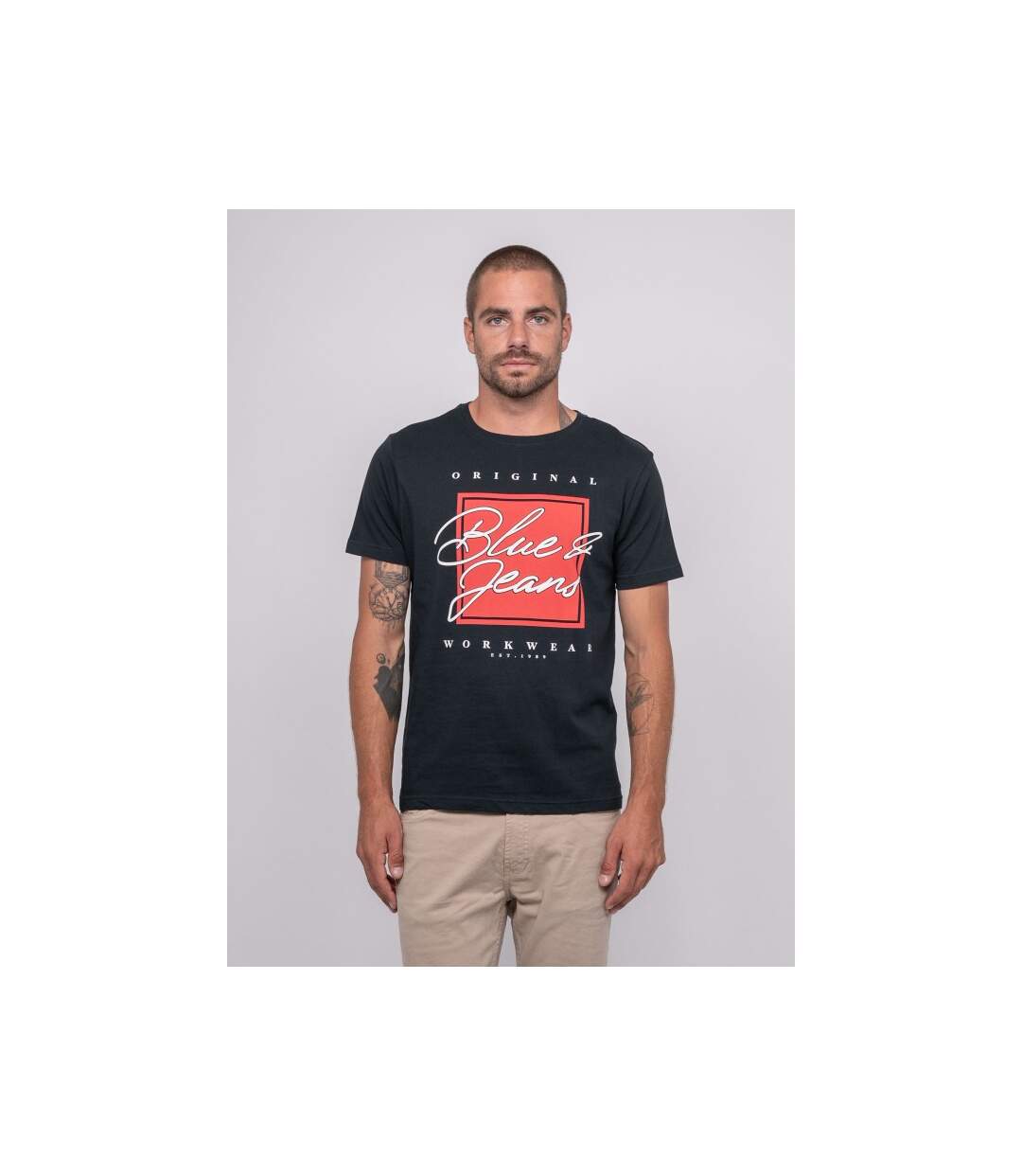 T-shirt pur coton à motif JABLOTE-1