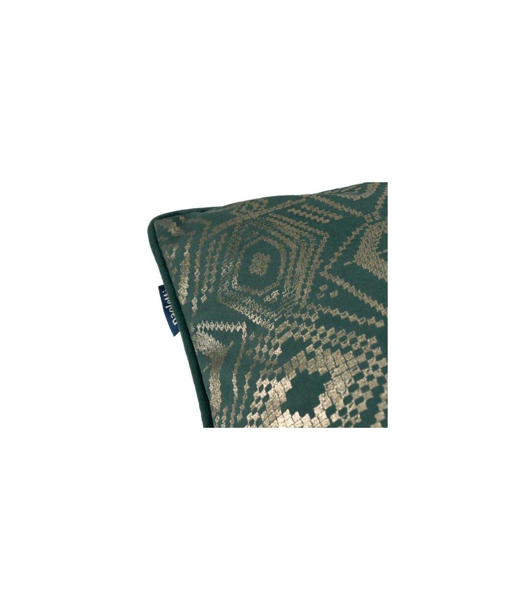 Tayanna velvet metallic cushion cover 50cm x 50cm emerald Paoletti