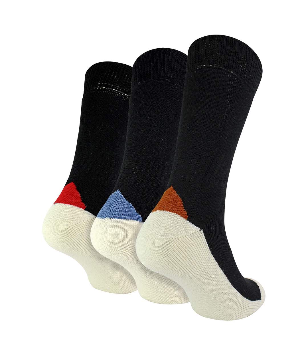 Chaussettes de travail à semelle intérieure en laine pour hommes-1
