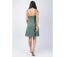 Robe courte fines bretelles MAXINE unie kaki Coton Du Monde-4