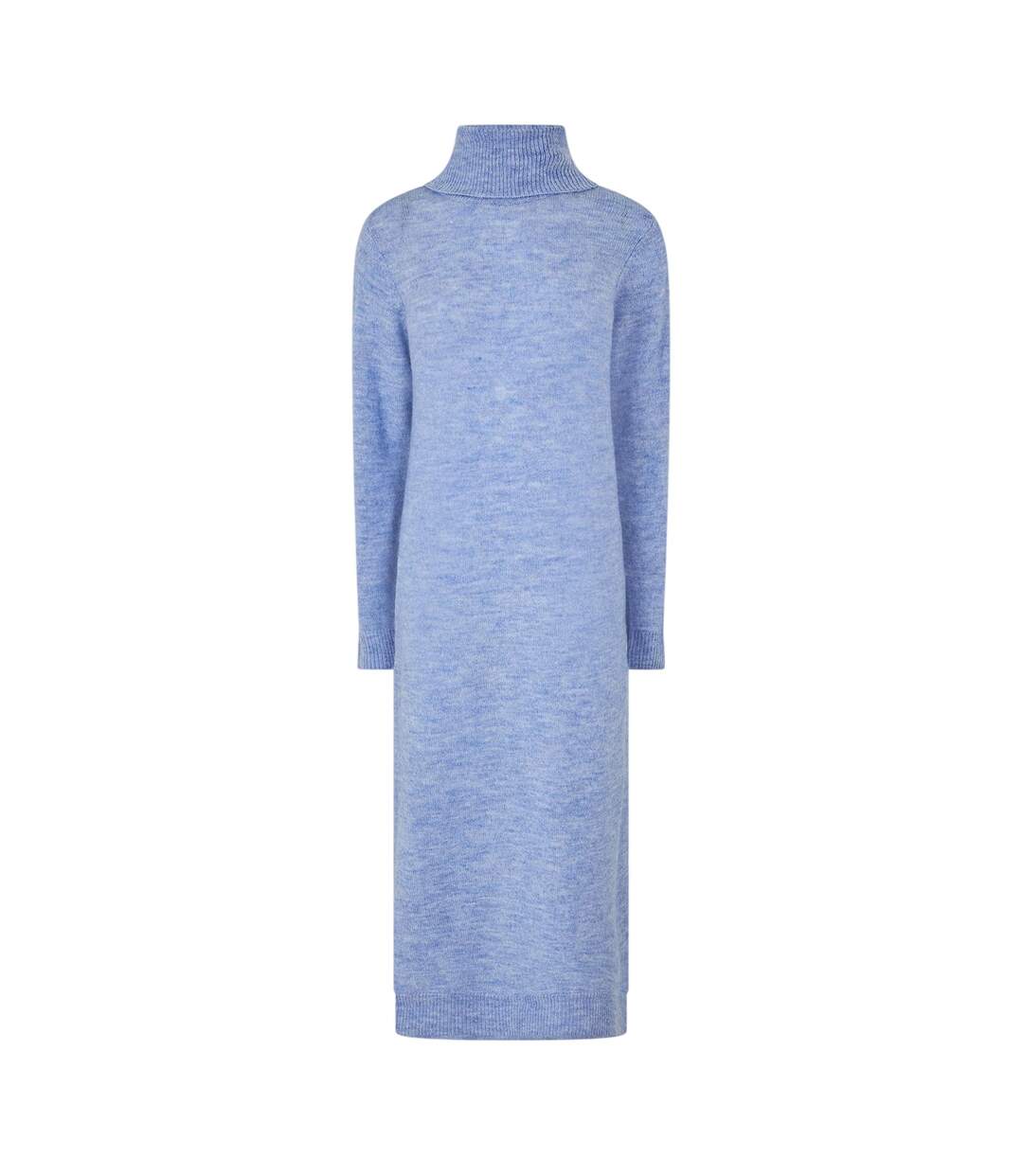 Womens/ladies Knitted Turtle Neck Sweater Dress Hydrangea Pieces-1