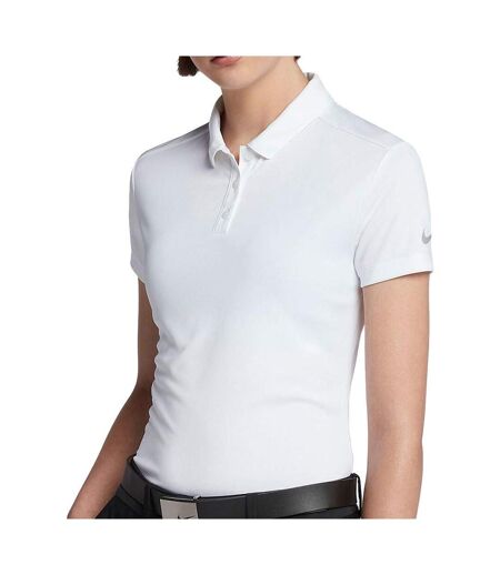 Polo Blanc Femme Nike Dry Golf - S