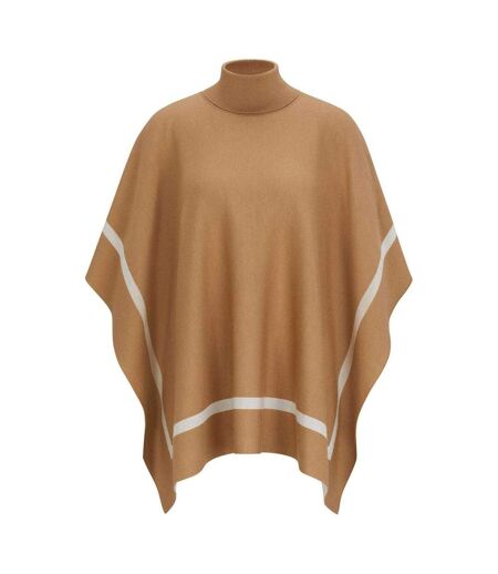 Womens/ladies Lia Poncho Beige Boss