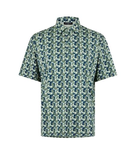 Polo Motif/style Géométrique Trawick Homme Sauge Farah