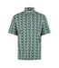 Polo Motif/style Géométrique Trawick Homme Sauge Farah-2