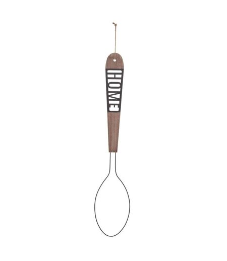 Décoration Murale Design Cuillère 77cm Marron