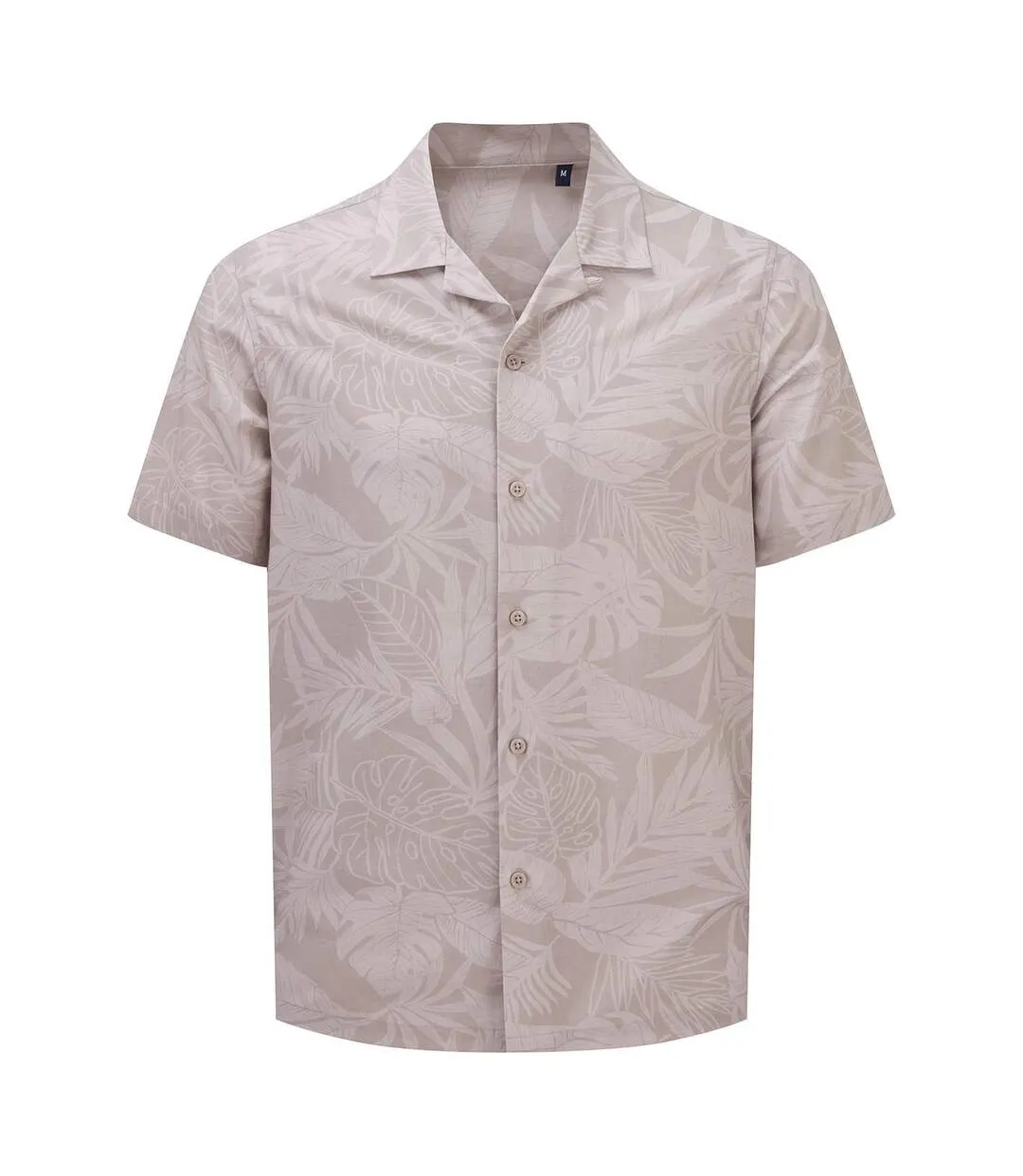 Chemise Motif/style Tonal Homme Beige Gris Wombat-1