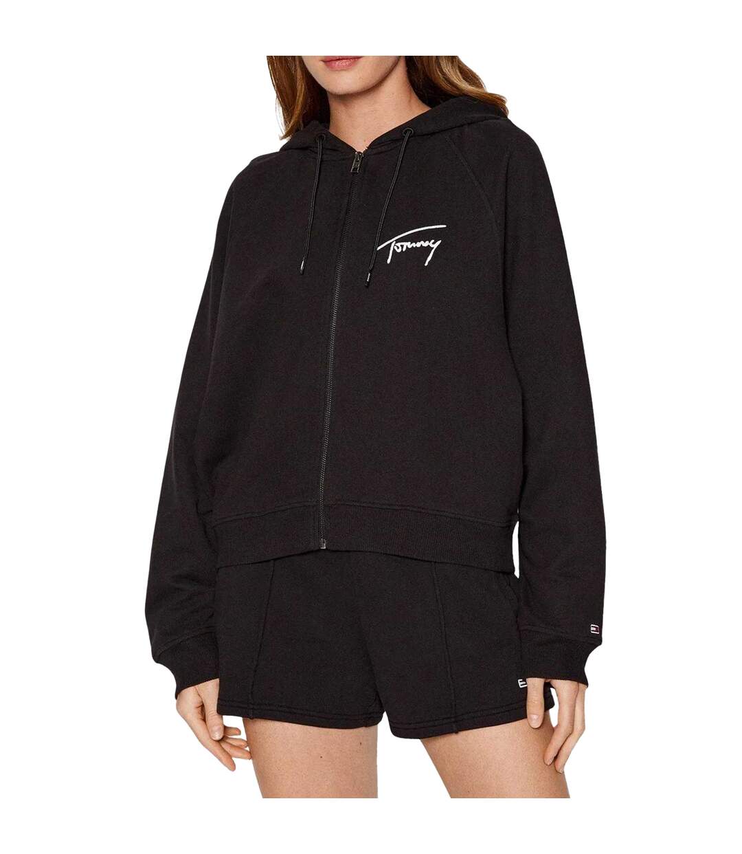 Veste À Capuche Femme Noir Tommy Hilfiger-3
