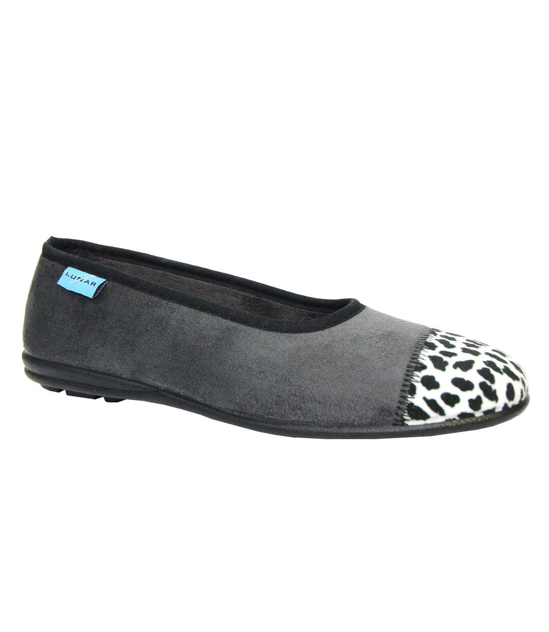 Chaussons jessie femme gris Lunar-1