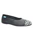 Chaussons jessie femme gris Lunar