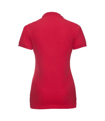 Polo Femme Rouge Classique Russell